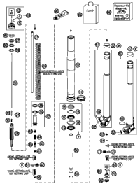Front Fork, Disassembled