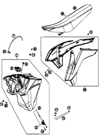 Tank, Seat, Cover