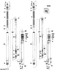 Front Fork Legs Marz