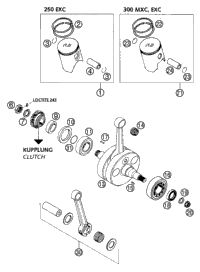 Crankshaft, Piston