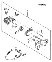 Brake Caliper Rear