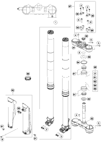 Front Fork, Triple Clamp