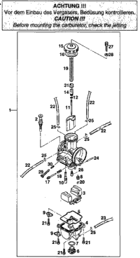 Carburetor Pwk 38/39