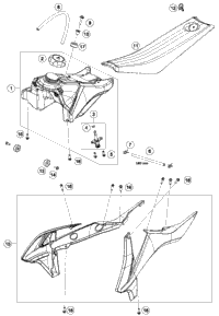 Tank, Seat, Cover