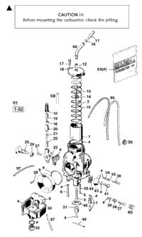 Carburetor Phm40sd