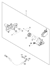 Brake Caliper Rear