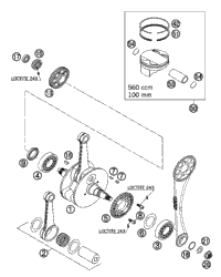 Crankshaft, Piston