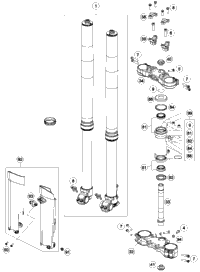 Front Fork, Triple Clamp