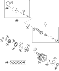 Crankshaft, Piston