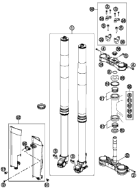 Front Fork, Triple Clamp