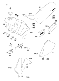 Tank, Seat, Cover