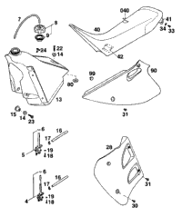 Tank,Seat,Side Covers