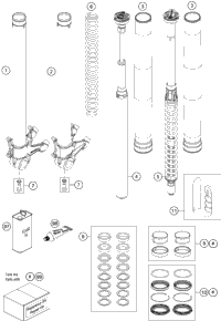 Front Fork Disassembled
