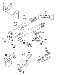 Swingarm, Chain Guard