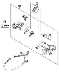Brake Caliper Rear