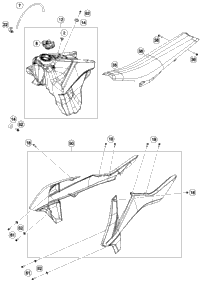 Tank, Seat, Cover