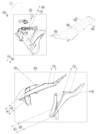 Tank, Seat, Cover