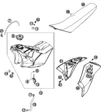 Tank, Seat, Cover