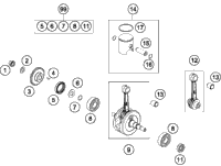 Crankshaft, Piston