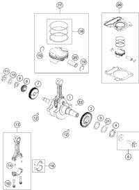 Crankshaft, Piston