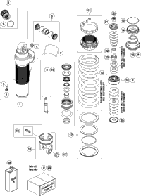 Shock Absorber Disassembled