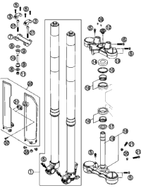 Front Fork, Triple Clamp