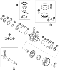 Crankshaft, Piston