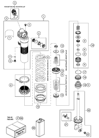 Shock Absorber Disassembled