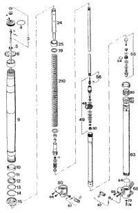 Front Fork Legs