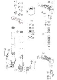 Front Fork, Triple Clamp