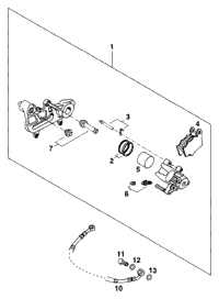 Brake Caliper Rear