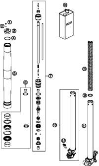 Front Fork Disassembled