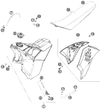 Tank, Seat, Cover