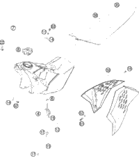 Tank, Seat, Cover