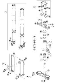 Front Fork, Triple Clamp