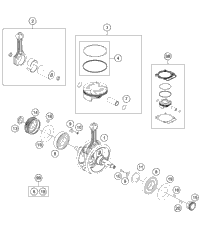Crankshaft, Piston