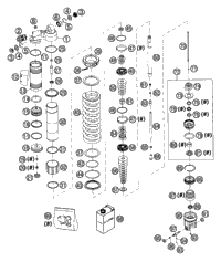 Shock Absorber Wp Pds Disassembled