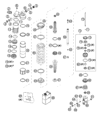 Shock Absorber Wp Disassembled