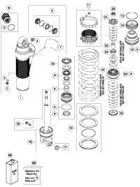 Shock Absorber Disassembled
