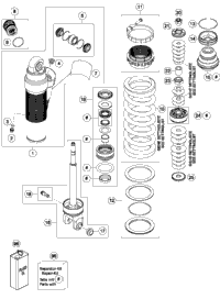 Shock Absorber Disassembled