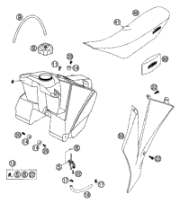 Tank, Seat, Cover