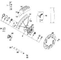 Front Wheel Mxc, Exc, Egs