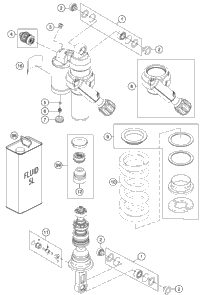 Shock Absorber Disassembled