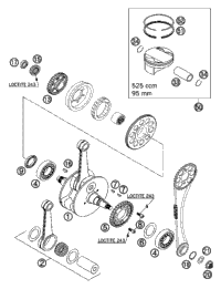 Crankshaft, Piston