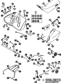 Tank, Seat, Cover
