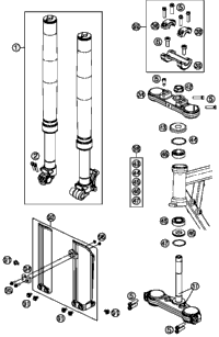 Front Fork, Triple Clamp