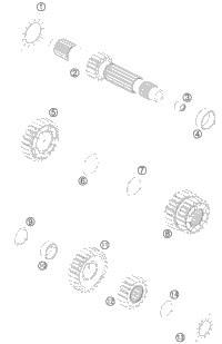 Transmission L - Main Shaft