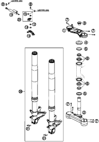 Front Fork, Triple Clamp