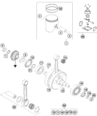 Crankshaft, Piston