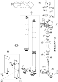 Front Fork, Triple Clamp